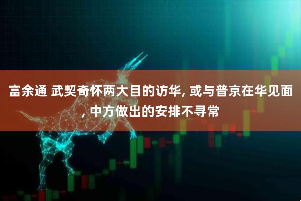 富余通 武契奇怀两大目的访华, 或与普京在华见面, 中方做出的安排不寻常